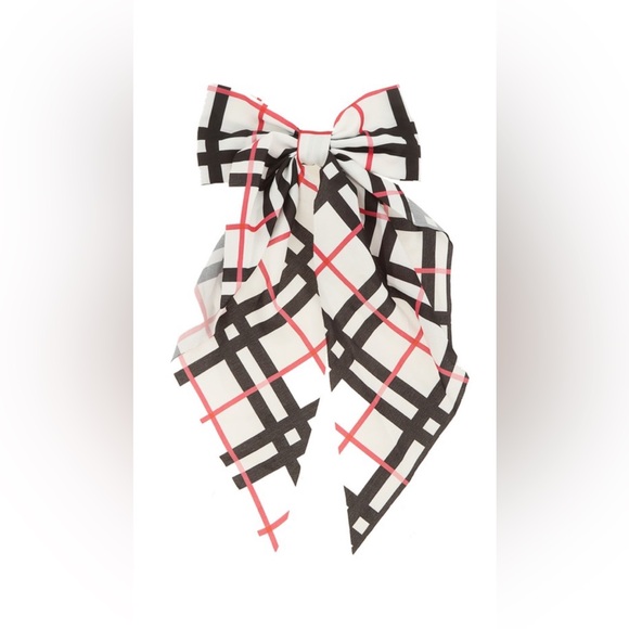 •Preppy in Plaid• Large Stylish Clip On Plaid Hair Bow 2 for $20 - Picture 3 of 6